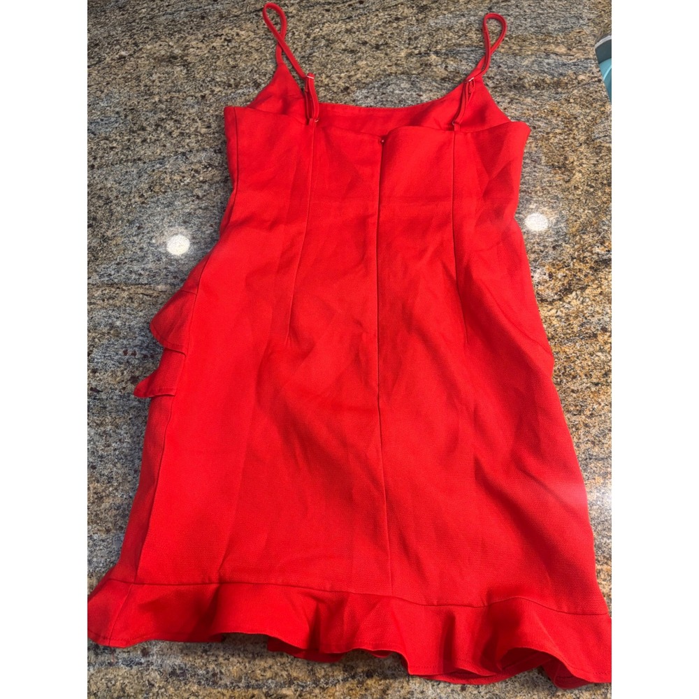 Hello Molly Red Ruffle Mini Dress - Picture 10 of 10